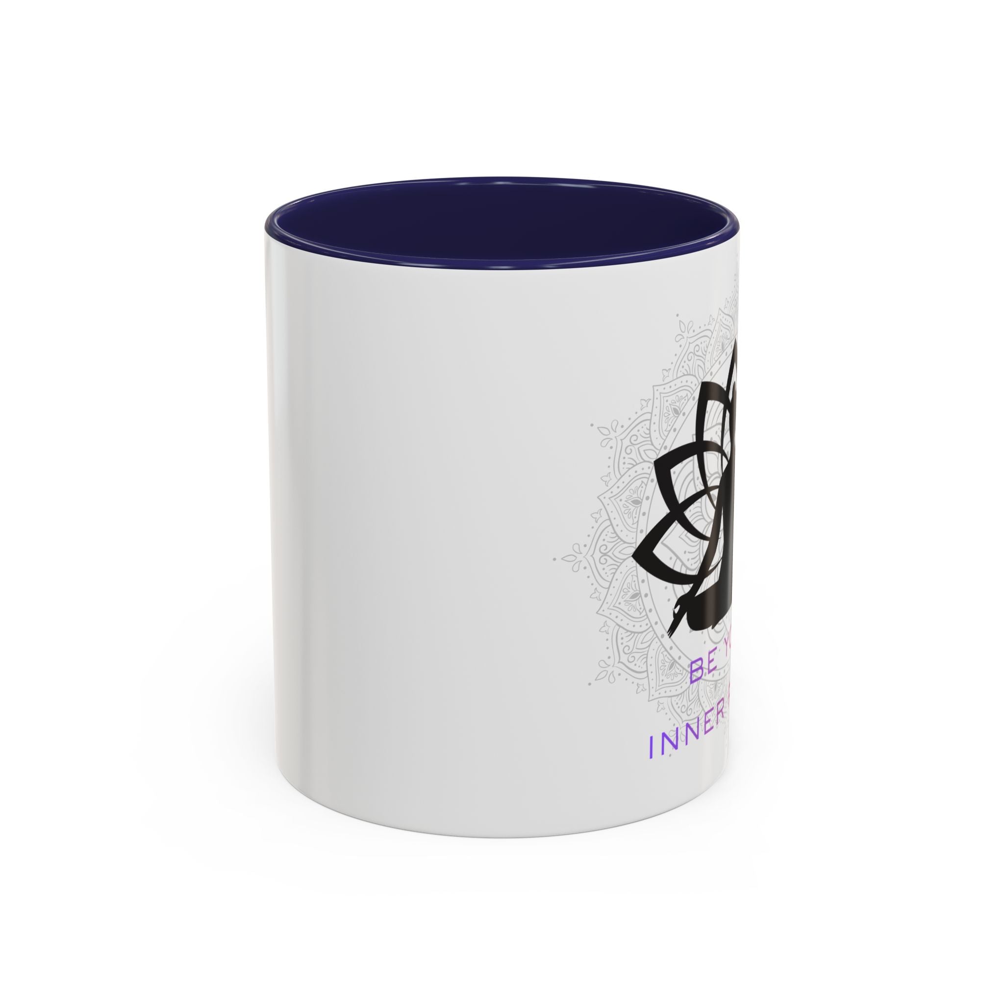 Meditation Lotus Coffee Mug – "Be Your Inner Peace" Accent Mug