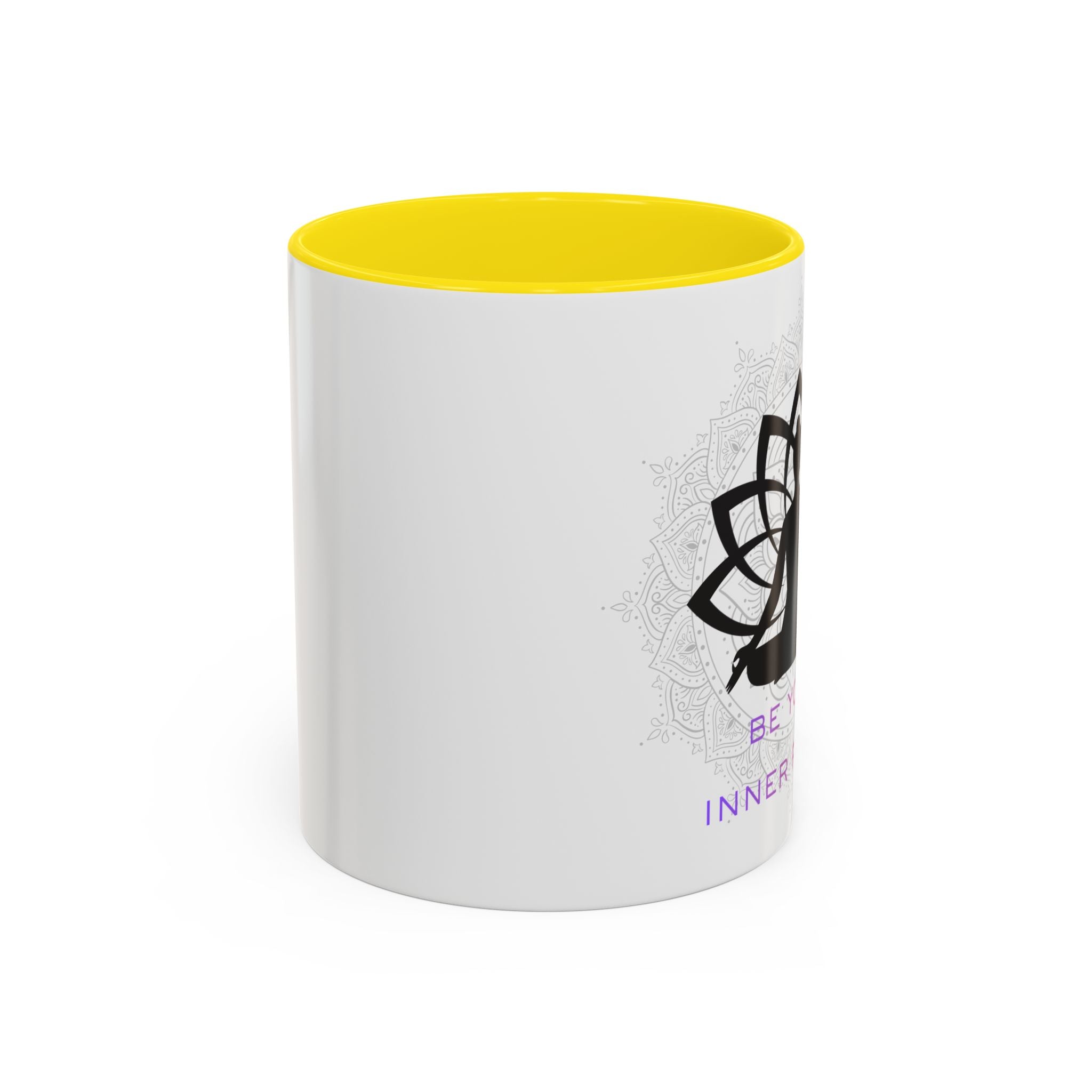 Meditation Lotus Coffee Mug – "Be Your Inner Peace" Accent Mug