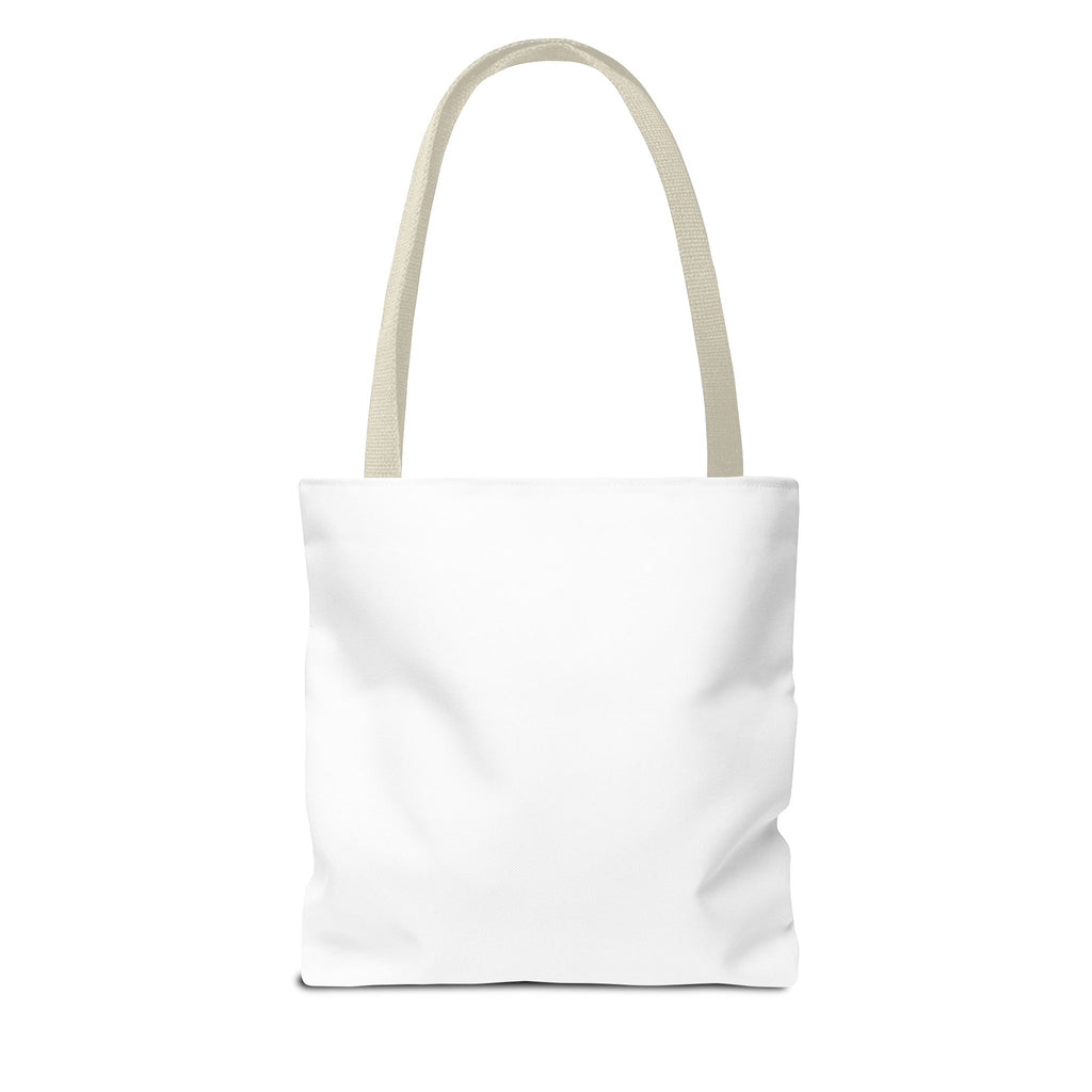 67 Graphic Tote Bag — Retro Number Design with Shrugging Character