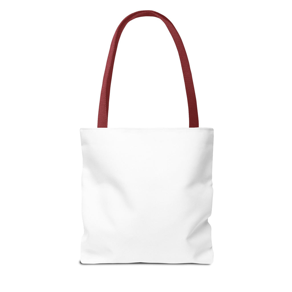 67 Graphic Tote Bag — Retro Number Design with Shrugging Character