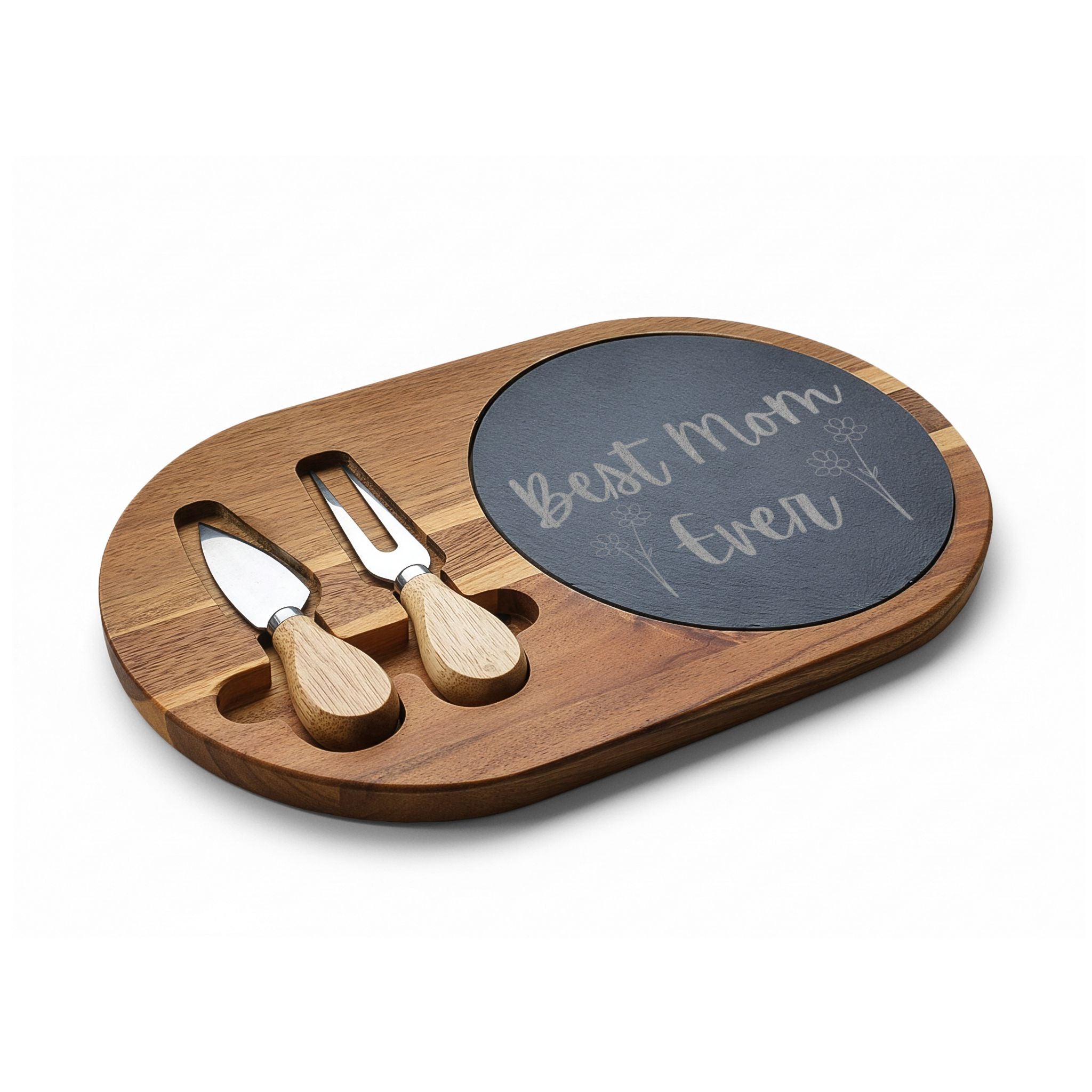 Engraved 'Best Mom Ever' Charcuterie Board
