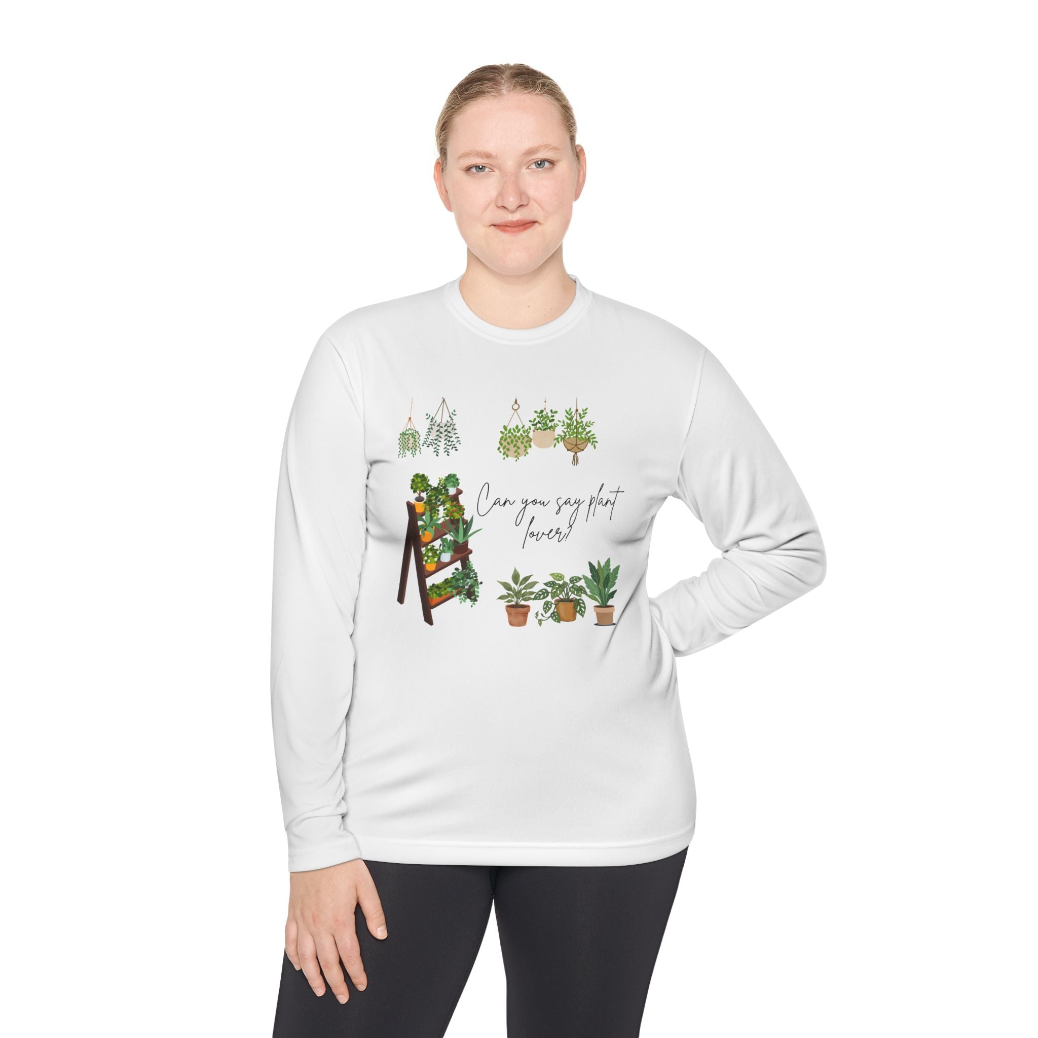 Plant Parent Long Sleeve Tee — "Can you say that louder" Indoor Garden Shirt