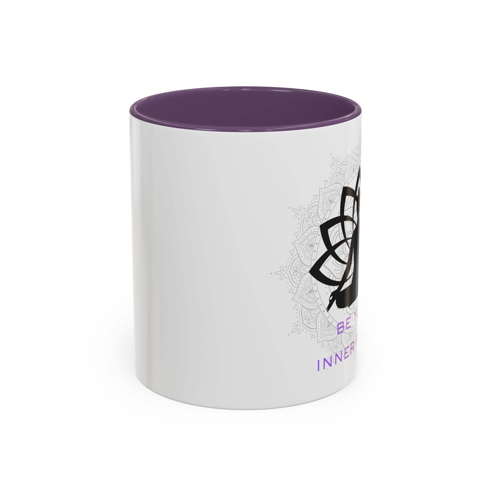 Meditation Lotus Coffee Mug – "Be Your Inner Peace" Accent Mug