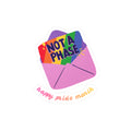 Not a Phase Pride Sticker — "Not a Phase" Rainbow Envelope Kiss-Cut Decal (Happy Pride Month)